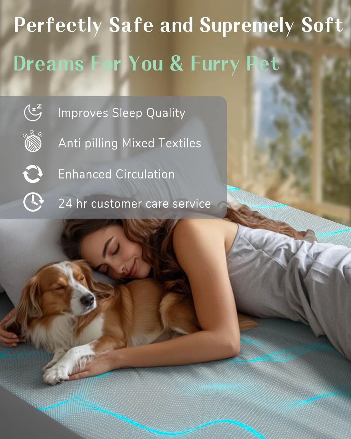 Grounding Sheets, 10% Silver Fiber & 50% Tencel & 40% Cotton, Grounded Fitted Sheet Only, Connected Earth Energy for Better Sleep, Grounding Bed Sheet 18" Deep Pocket(Grey 78"x 80")