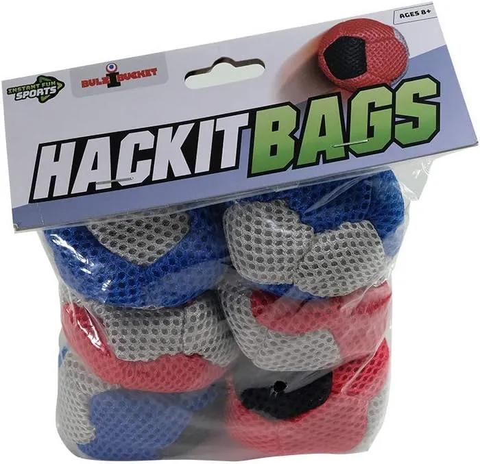 Hacky Sacks 6 Pk. Hand Woven Hacky Sacks Next Generation Cornhole Game, Also Used for Hand Juggling, & Foot volley's.