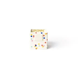 Happy Everything Happy Dot Mini Nesting Cube - Small