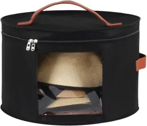 Hat Box,Hat Storage Box,Stackable Round Brim Hats Organizer Bag Container for Closet,Travel Hat Boxes for Women,Collapsible Cowboy Hat Organizer,Stuffed Animal Toy Storage,FoldableTravel Cap Boxes