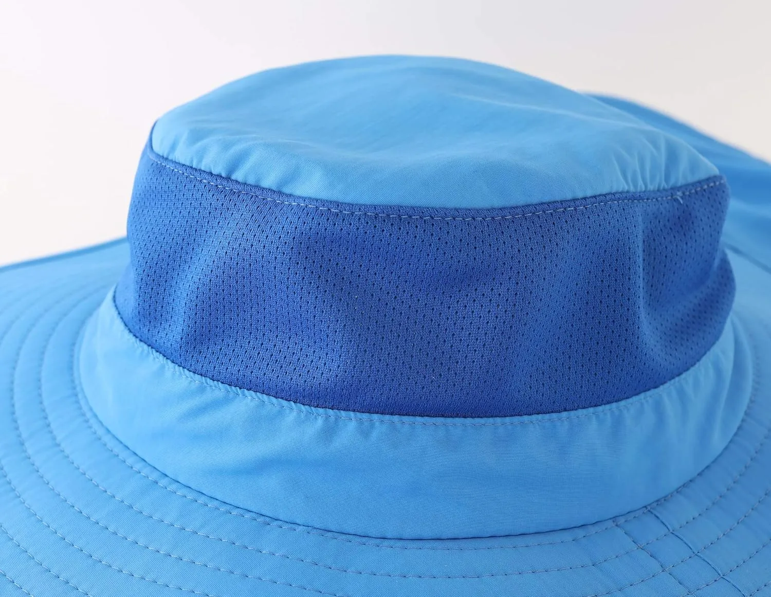 Home Prefer Outdoor UPF50  Mesh Sun Hat Wide Brim Fishing Hat with Neck Flap Sun Hat for Men Women