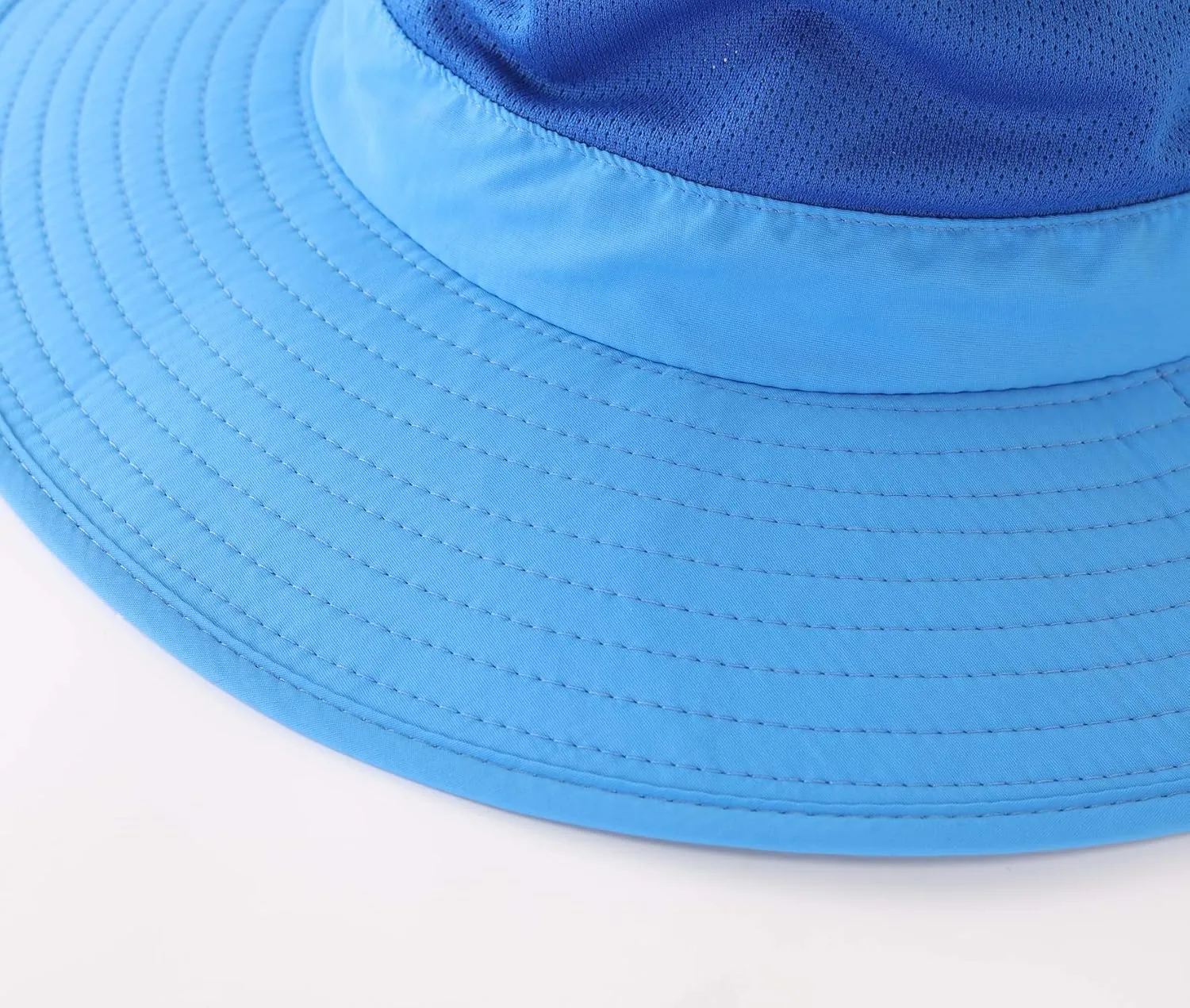 Home Prefer Outdoor UPF50  Mesh Sun Hat Wide Brim Fishing Hat with Neck Flap Sun Hat for Men Women
