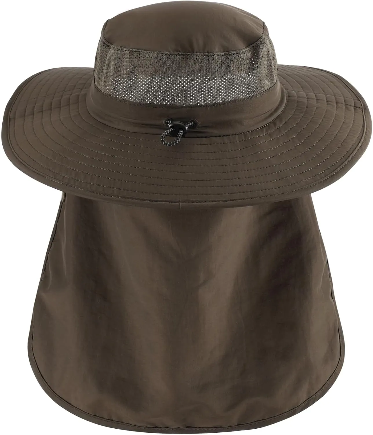 Home Prefer UPF 50  Sun Hats for Men Women Wide Brim Fishing Hat with Neck Flap Summer Safari UV Protection Bucket Hat