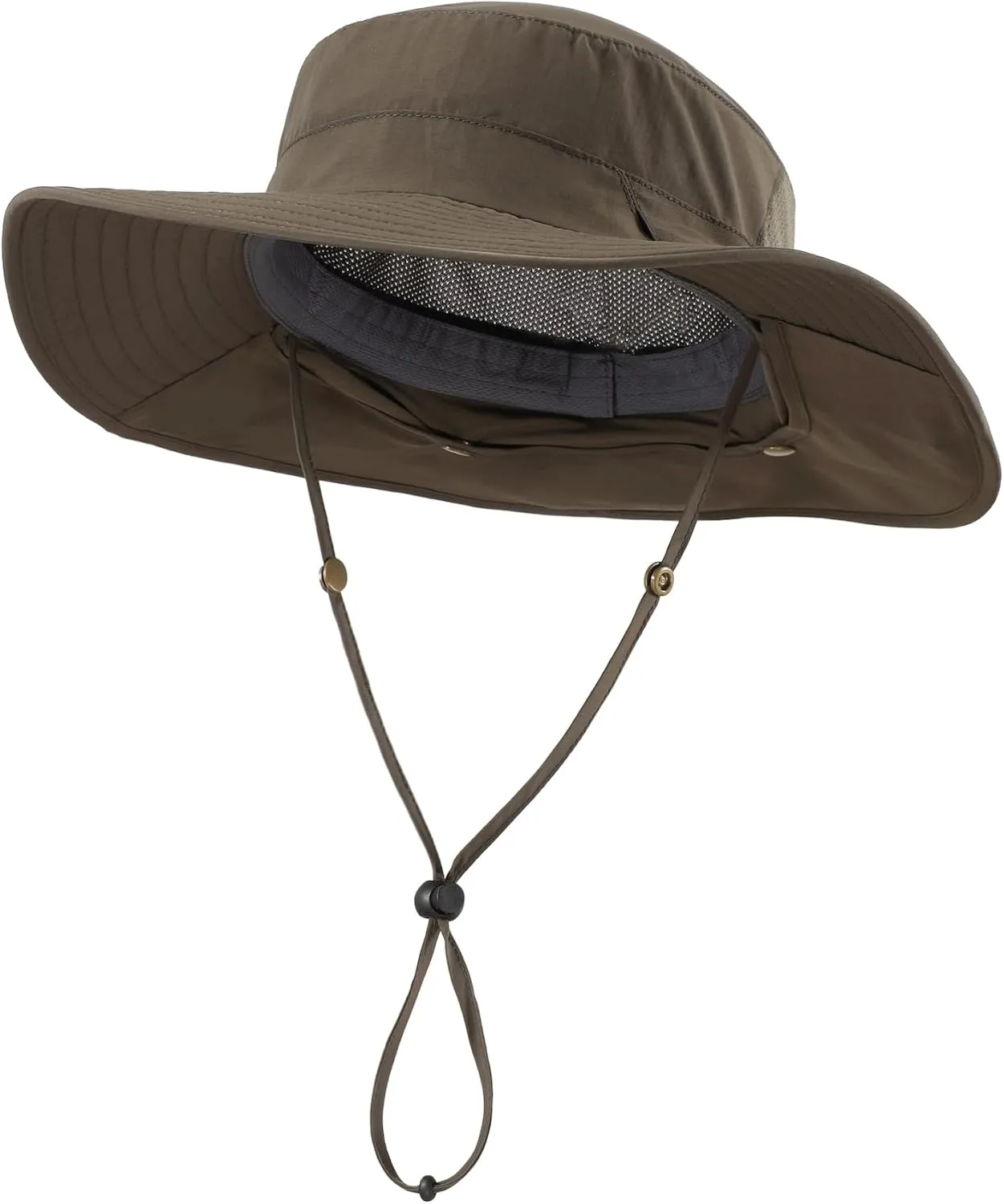 Home Prefer UPF 50  Sun Hats for Men Women Wide Brim Fishing Hat with Neck Flap Summer Safari UV Protection Bucket Hat
