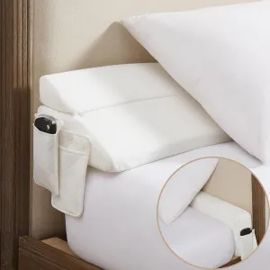 Homemate Queen Size 60" Foldable Bed Wedge Pillow for Headboard - Upgraded Bed Gap Filler Between Mattress and Headboard - Noodle Pillow Wedge for Headboard Gap