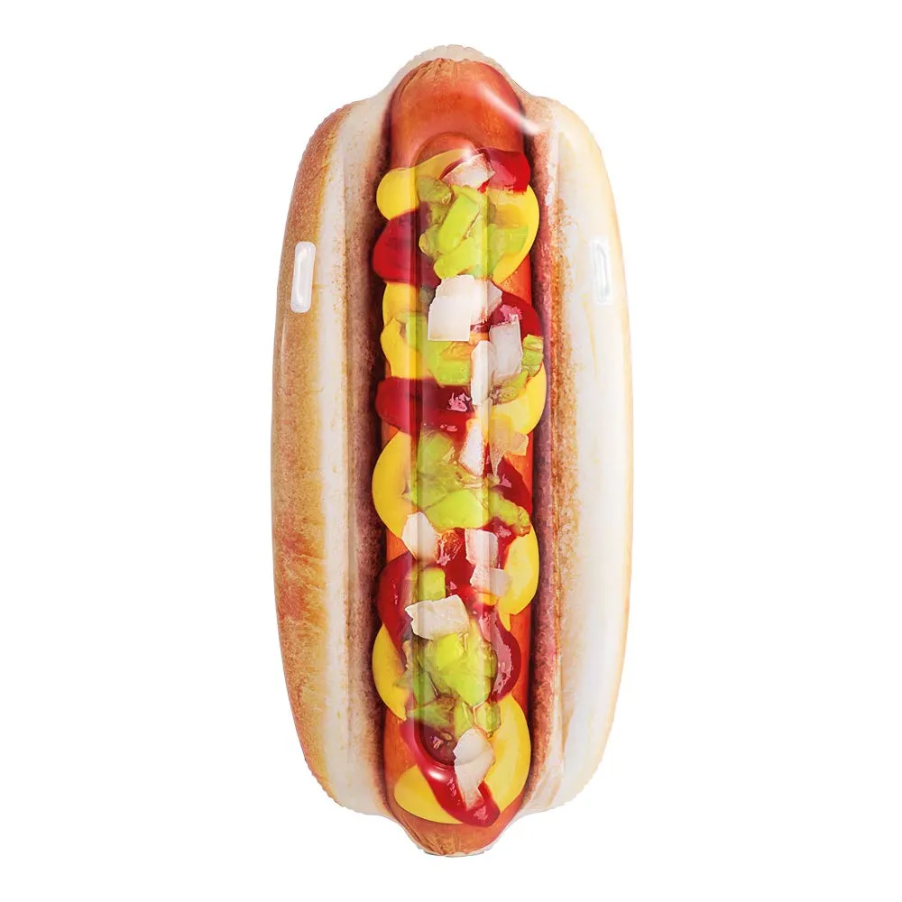 Hotdog Floating Mattress with Handles