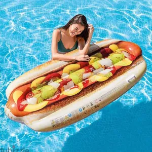 Hotdog Floating Mattress with Handles
