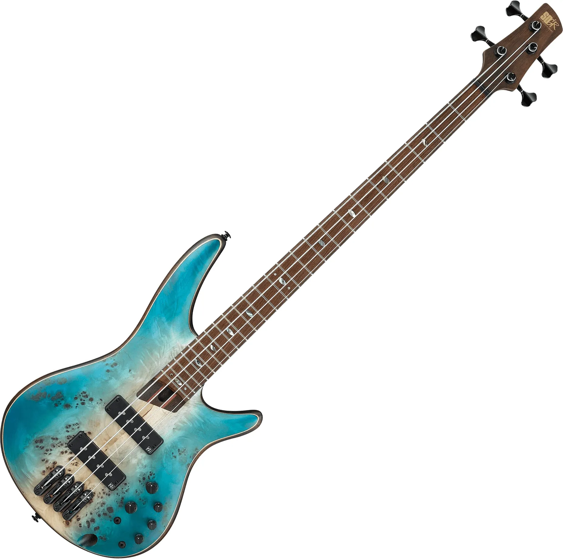 Ibanez Premium SR1600B Electric Bass Guitar - Caribbean Shoreline Flat