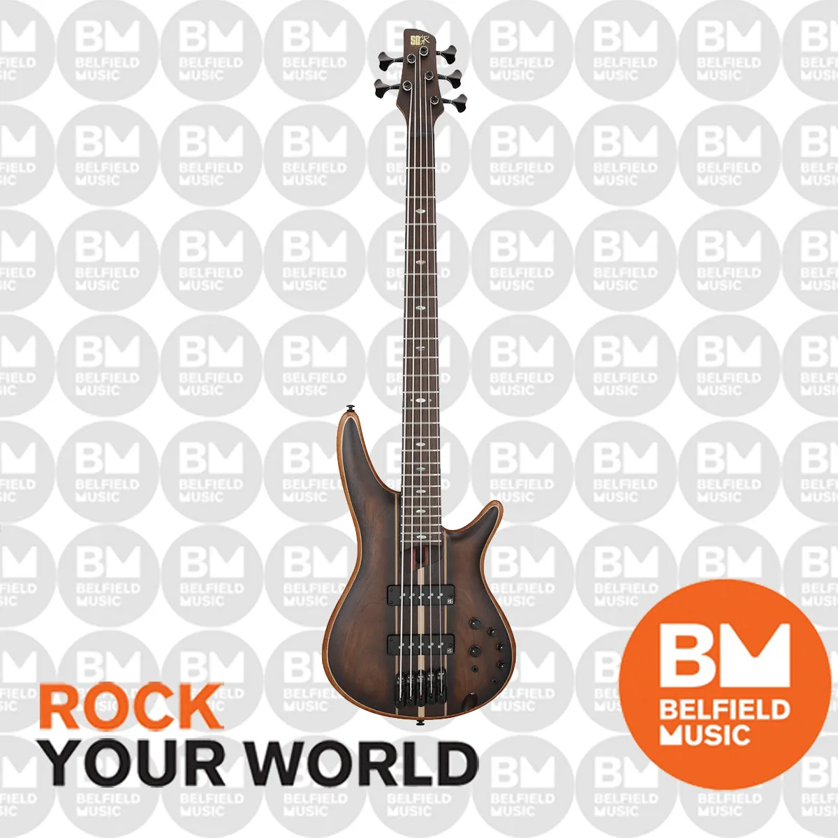 Ibanez SR1355B Premium Bass Guitar Dual Mocha Burst Flat w/ Gigbag