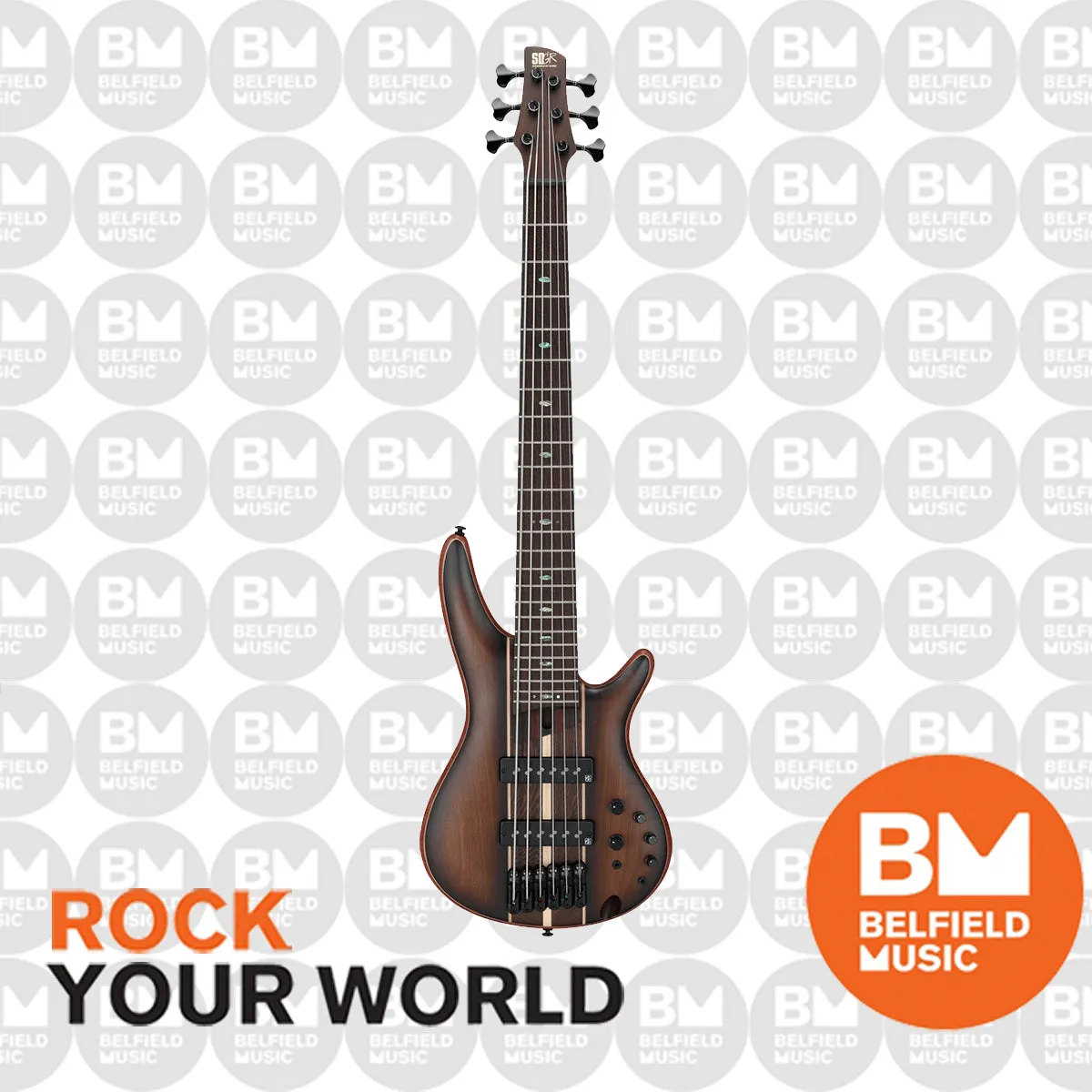 Ibanez SR1356B Premium Bass Guitar Dual Mocha Burst Flat w/ Gigbag