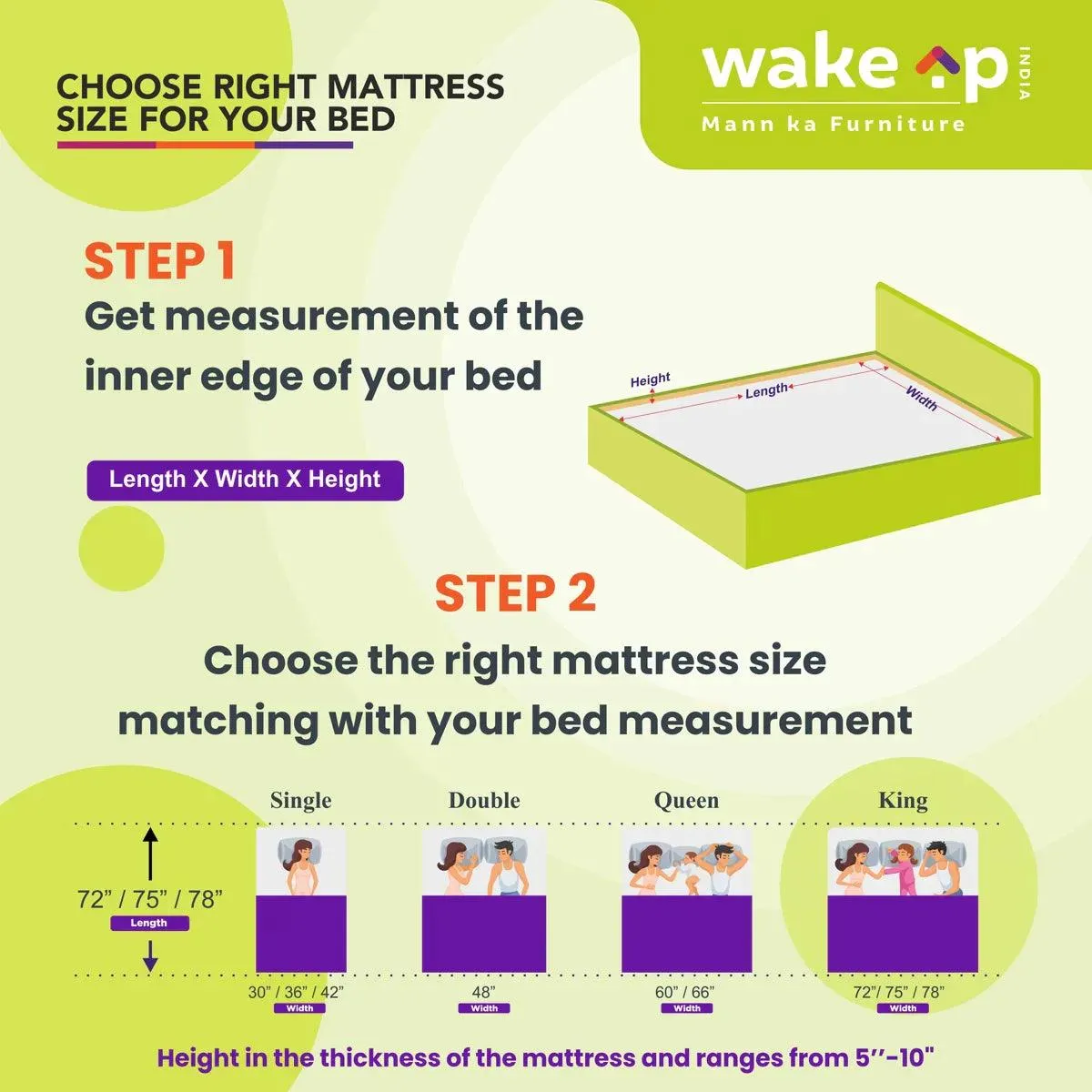 Imperious Orthopedic Memory Foam Mattress In White