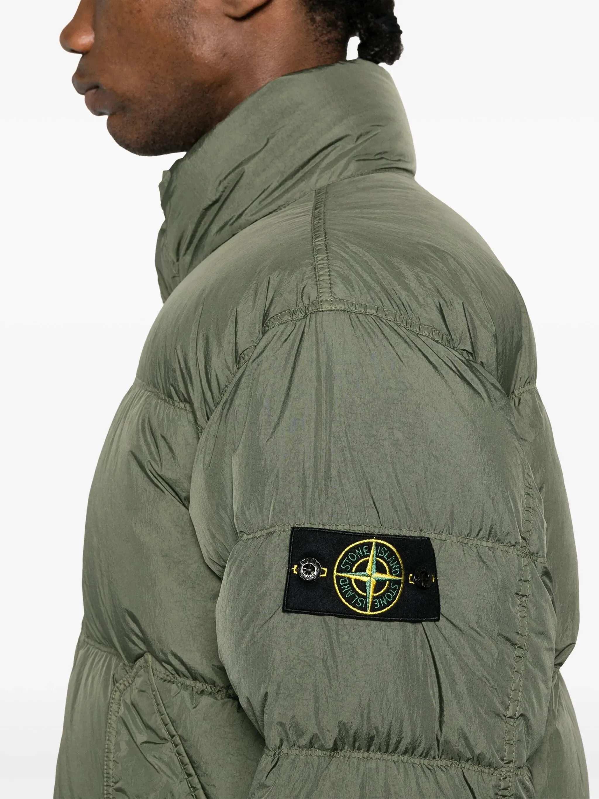 jacket Global delivery puffer Free international delivery compass-badge