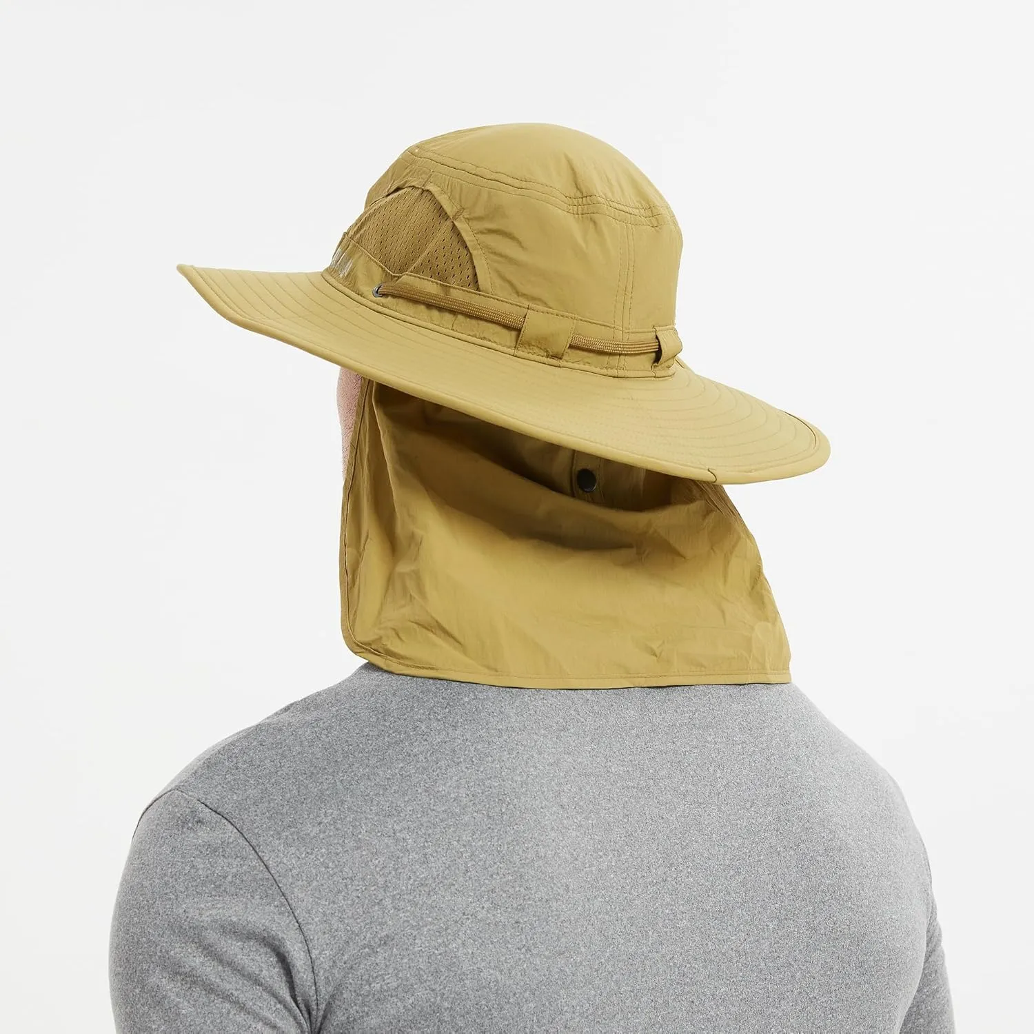 Jemez Wide Brim Boonie Hat with Neck Flap UPF 50  Sun Protection Breathable Safari Bucket Hat for Fishing Hiking
