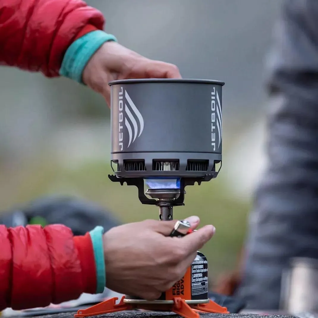 Jetboil Stash Ultralight Camping & Backpacking Stove Cooking System - Grey