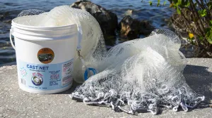 Joy Fish Menhaden Cast Nets CMN-12, 12 ft. Radius, 5/8" Sq. Mesh