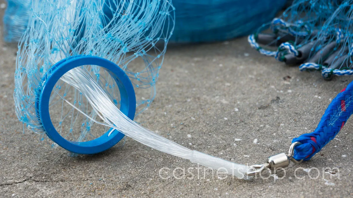 Joy Fish Mullet Cast Nets CML-5, 5 ft. Radius, 1" Sq. Mesh