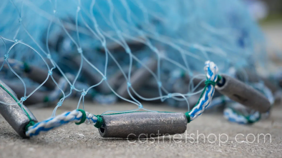Joy Fish Mullet Cast Nets CML-5, 5 ft. Radius, 1" Sq. Mesh