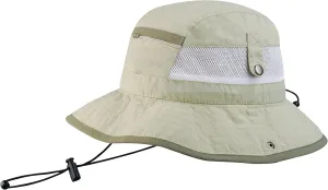 Juniper Taslon UV Bucket Hat with Snaps Brim and Mesh Side Panel