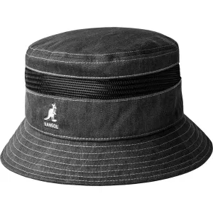 Kangol Distressed Bucket Cotton Mesh Bucket Hat