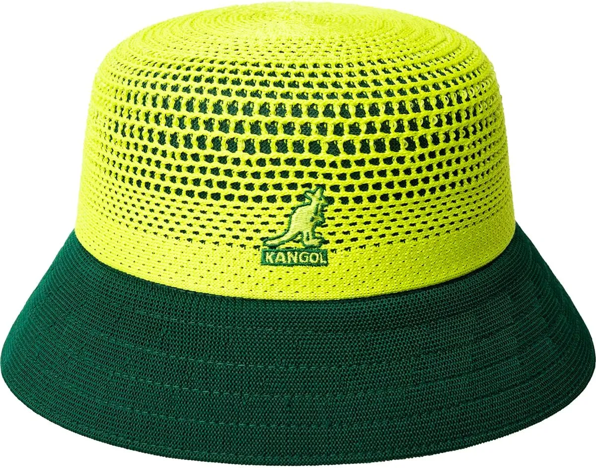 Kangol Double Mesh Lahinch - Warm Grey/Black/XL Bucket Hat