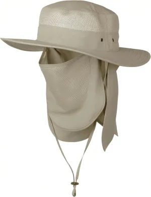 Keya Boonie Hat Sun Protection, Wide Brim with Face Cover & Neck Flap, Packable Bucket Sun Hat, Fishing Hats
