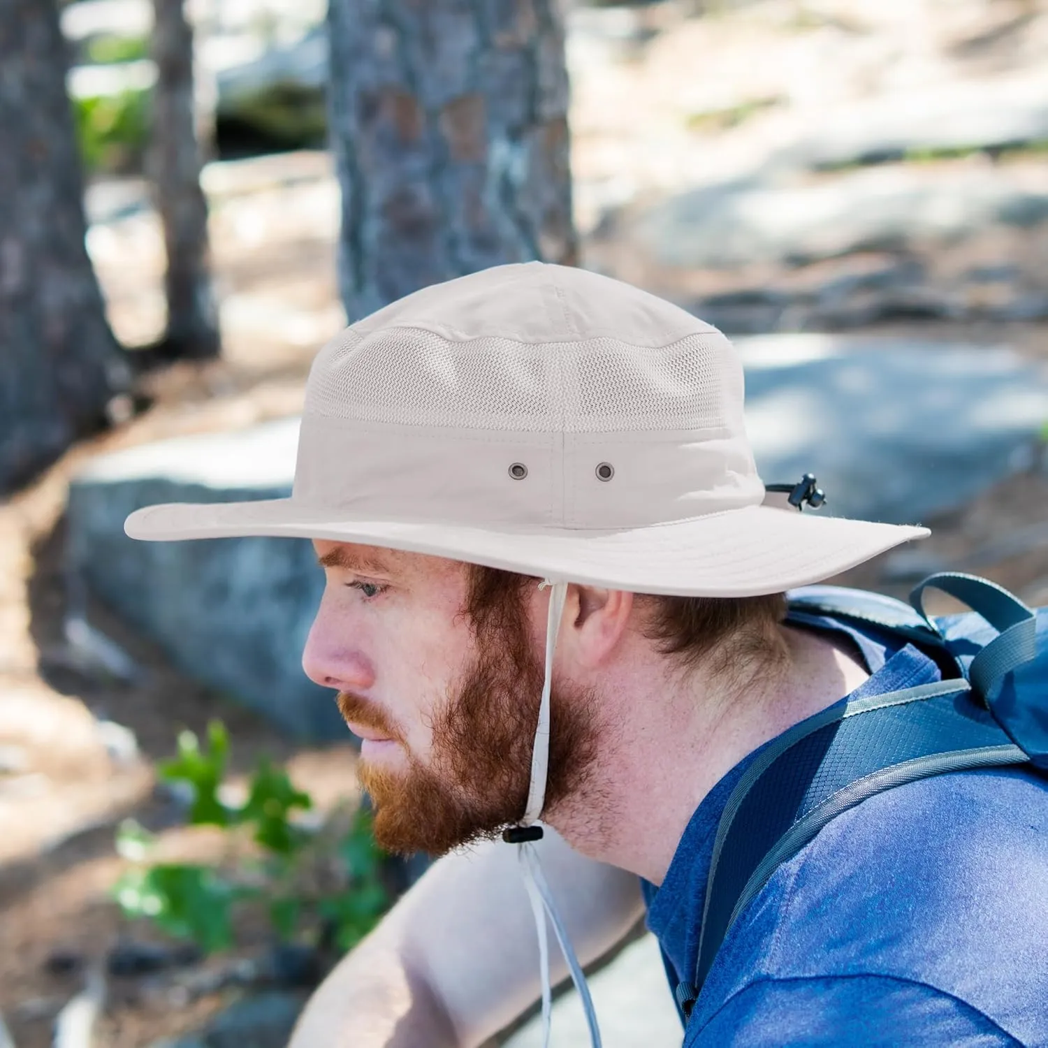 Keya Boonie Hat Sun Protection, Wide Brim with Face Cover & Neck Flap, Packable Bucket Sun Hat, Fishing Hats