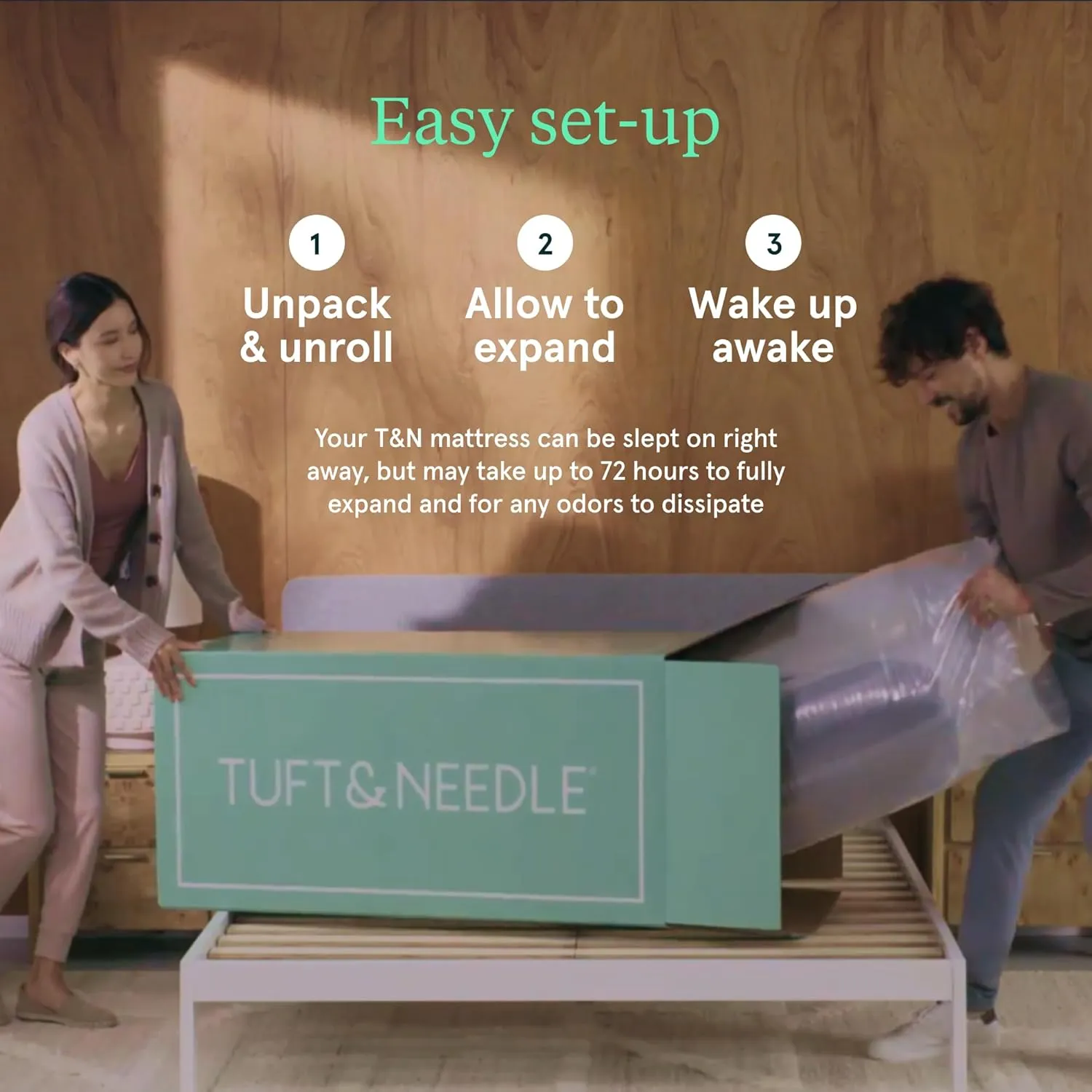 Kin By Tuft & Needle Medium Firm 10" King Adaptive Foam Mattress in a Box, Cooling Pressure Relief, Balanced Support, 100 Night Trial, Fiberglass-Free, CertiPUR-US, 10-Year Limited Warranty