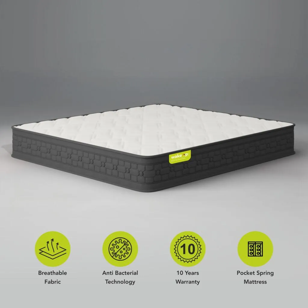 King Size Luxuriate Orthopedic Hybrid Memory Foam Pocket Spring Mattress