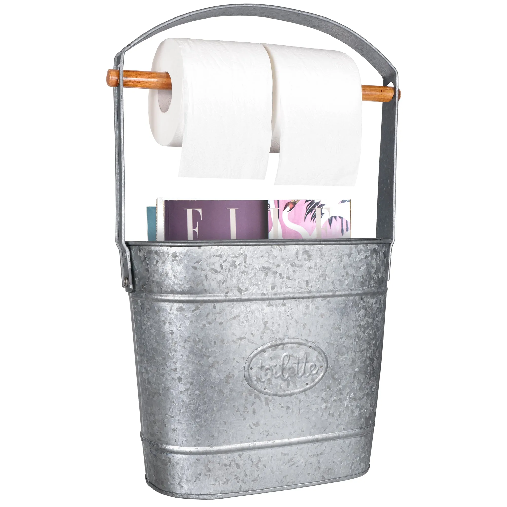 Label Line 'Toilette' Toilet Paper Holder Stand
