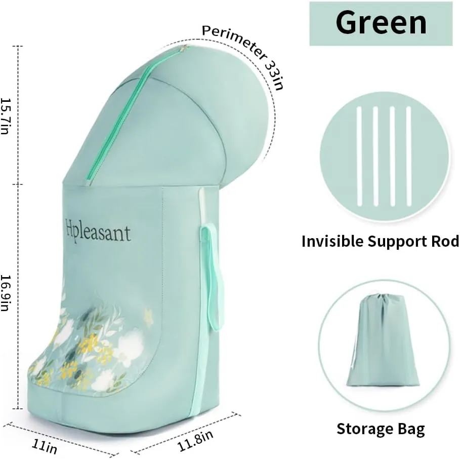 Large Foot Bath Soaking Bag Collapsible Bucket for Soaking Feet Multifunctional Pedicure and Detox Bucket Pedicure Basin for Travel, Camping, and Home Use