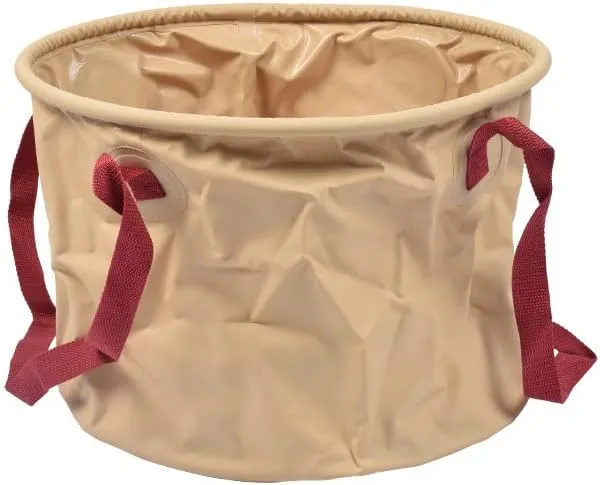 Large Outdoor Camping Folding Bucket Washing Collapsible Water 10L/20L/30L (Blue,10L)