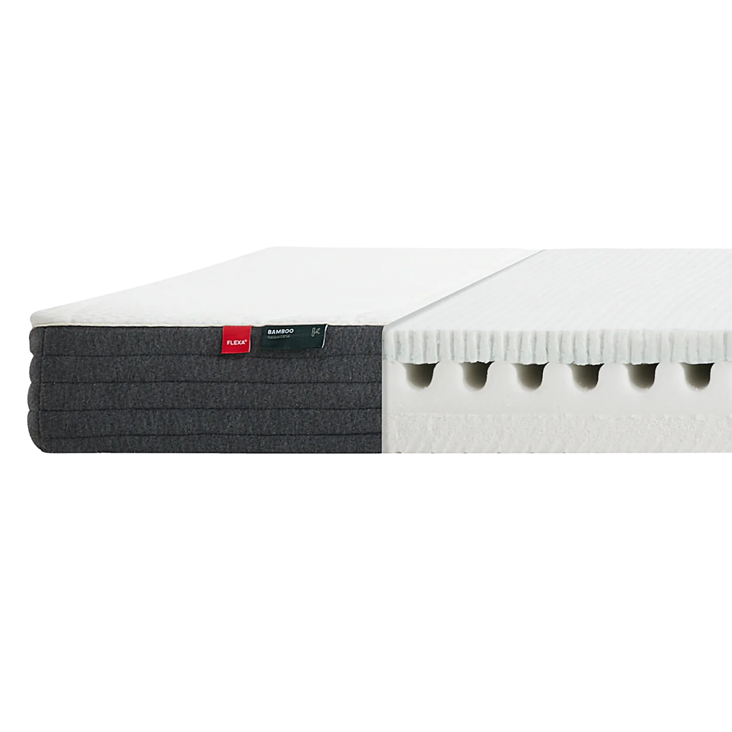 Latex/Foam Mattress, 190X140 Bamboo Cover