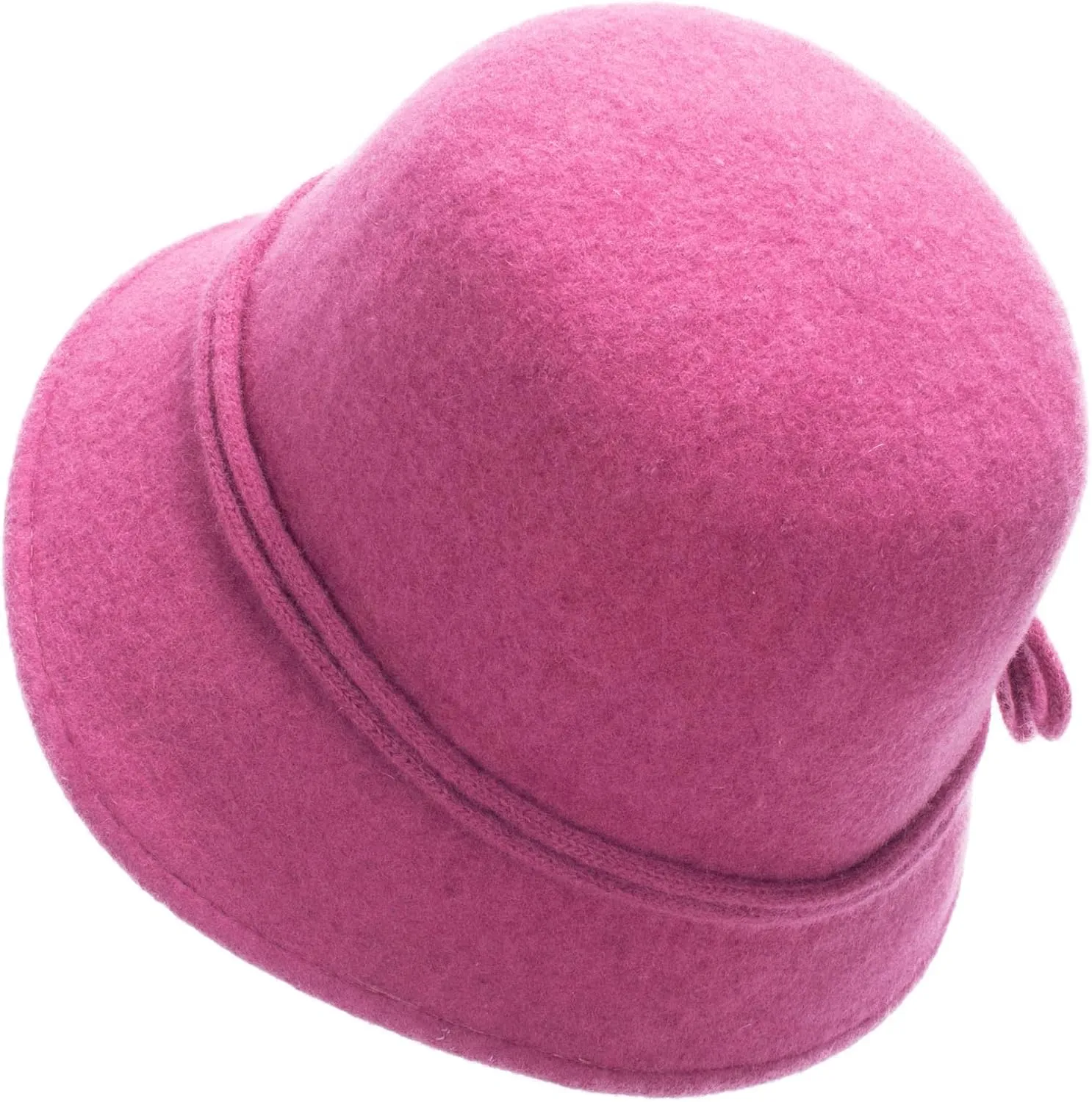 Lawliet Womens Retro Collapsible Soft Knit Wool Cloche Hat Bucket Flower A466