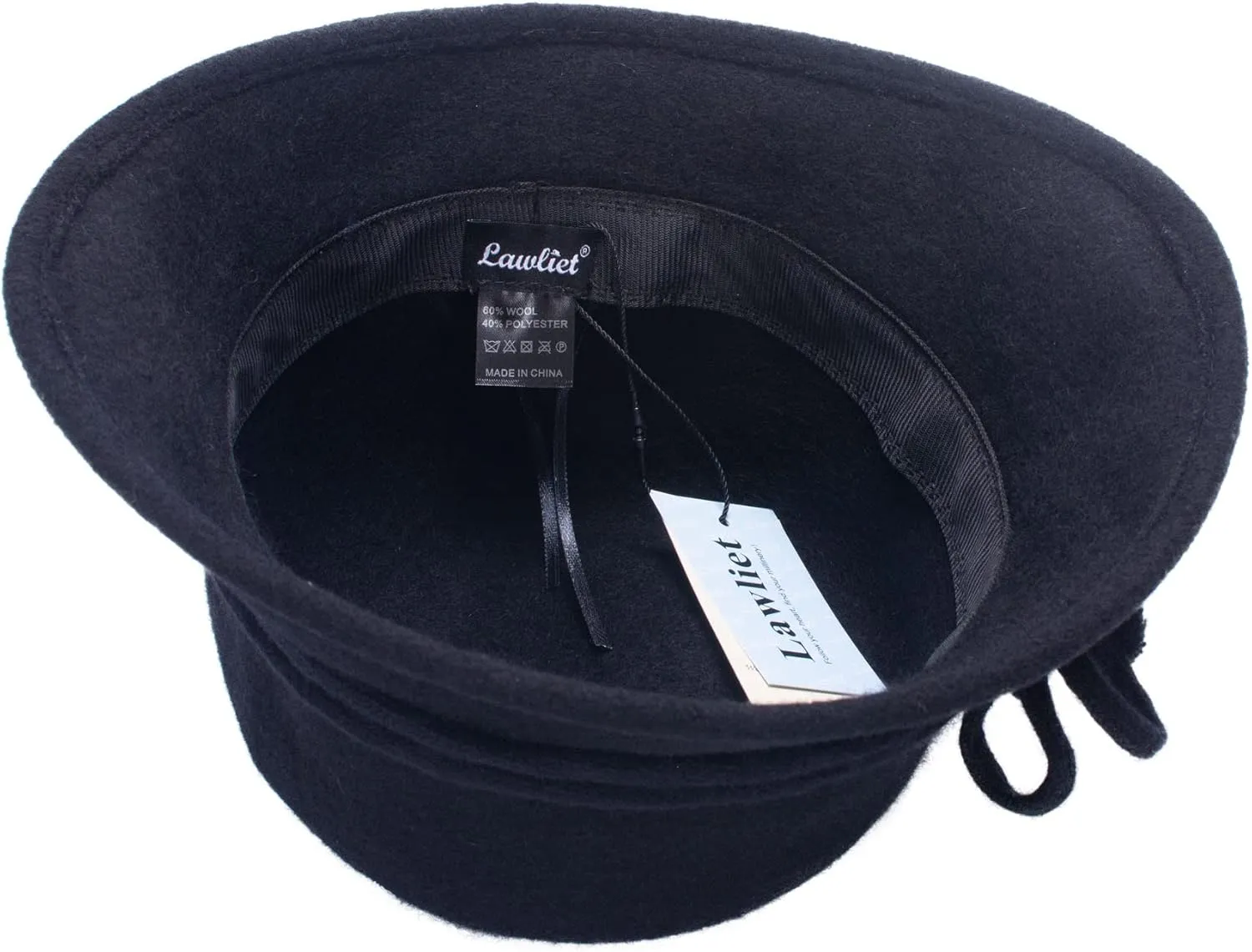 Lawliet Womens Retro Collapsible Soft Knit Wool Cloche Hat Bucket Flower A466