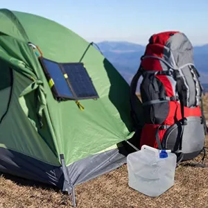 LFFH Camping Water Storage Jug, Premium Collapsible Water Container Cube for Outdoor Hiking Emergency Survival Portable Canteen Color : Clear, Size : 2PCS(10L)