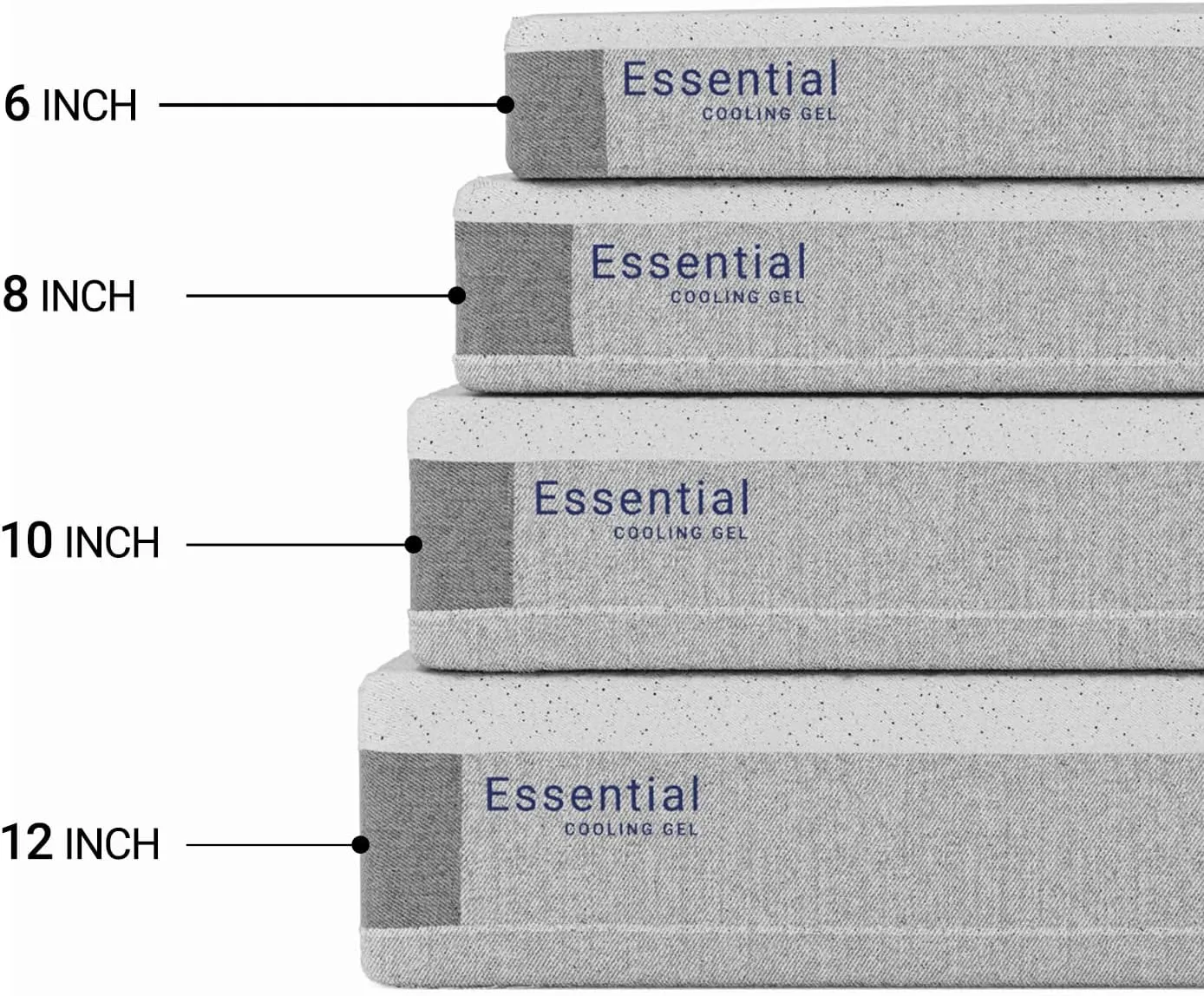 LIFEMENT, Essential 8 Inch Copper Infused Cooling Gel Memory Foam Mattress, Medium Firm, Fiberglass Free, Pressure Relief, Safe & Certified Foams & Cover, 10-Year Warranty, Mattress in a Box, Twin