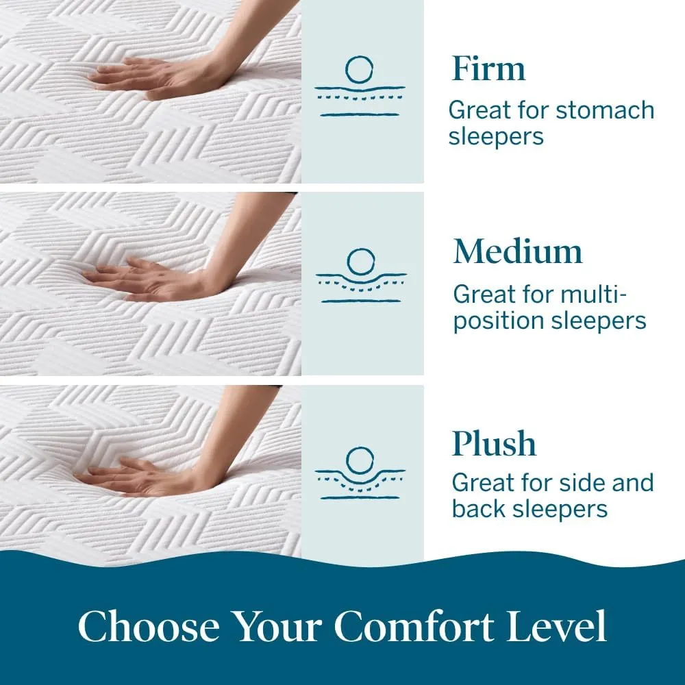 LUCID 10 Inch Memory Foam Mattress - Firm Feel - Infused with Bamboo Charcoal and Gel - Bed in a Box - Temperature Regulating - Pressure Relief - Breathable - Twin XL Size