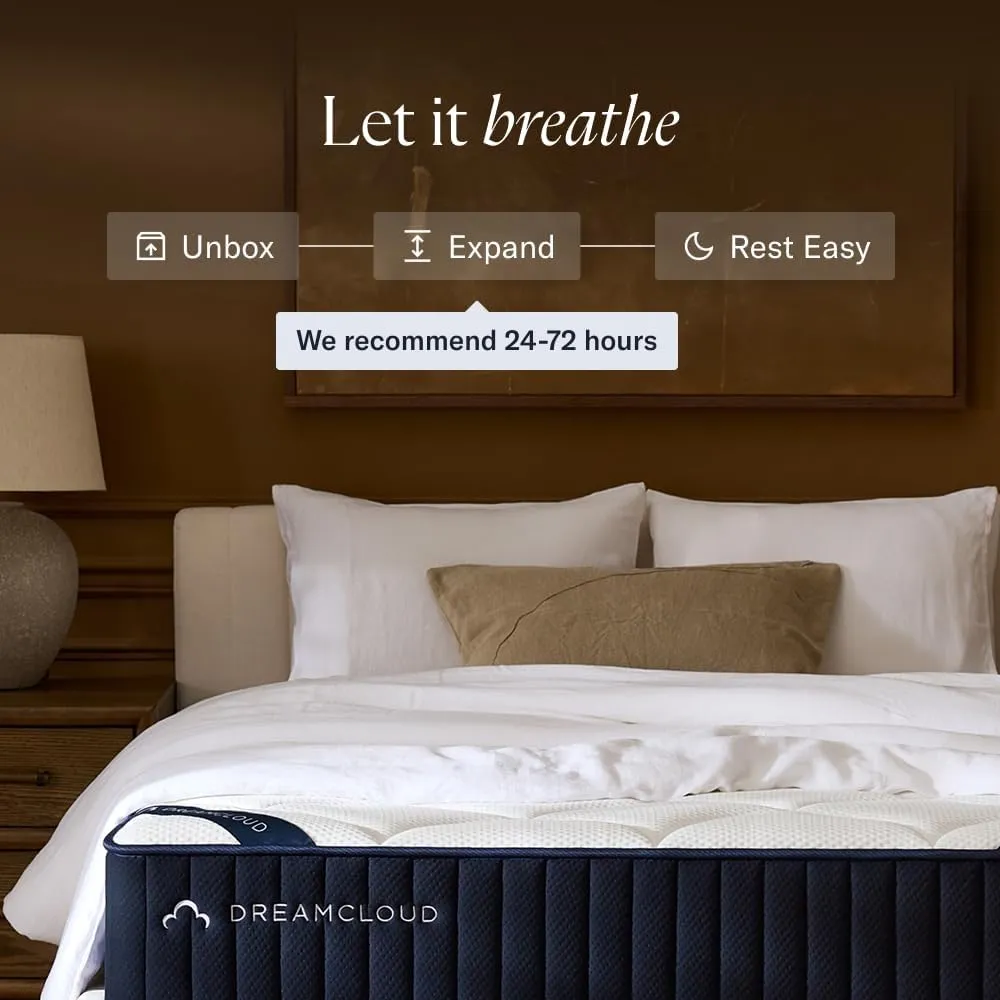 Luxe 14" King Mattress - Luxury Hybrid Gel Memory Foam (New Version) - 365 Night Trial - Fiberglass Free - Forever Warranty - Mattress in a Box - CertiPUR-US® Certified
