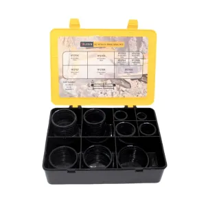 ‌LX Hydraulics 4C-4784 D-Ring Kit | SAE J2643 Certified NBR 90 Duro | Compatible with CAT Caterpillar Excavator Hydraulic Systems (Replaces 2701535 & 4C4784) | 80pc Oil-Resistant Hose Fitting Seals