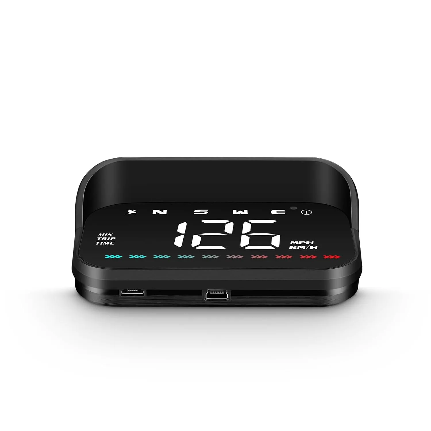 M23 Car HUD GPS Speedometer - Real - Time MPH Display, Compass Navigation & Overspeed Alarm - HD Screen, USB Plug - and - Play, Universal Fit for All Vehicles