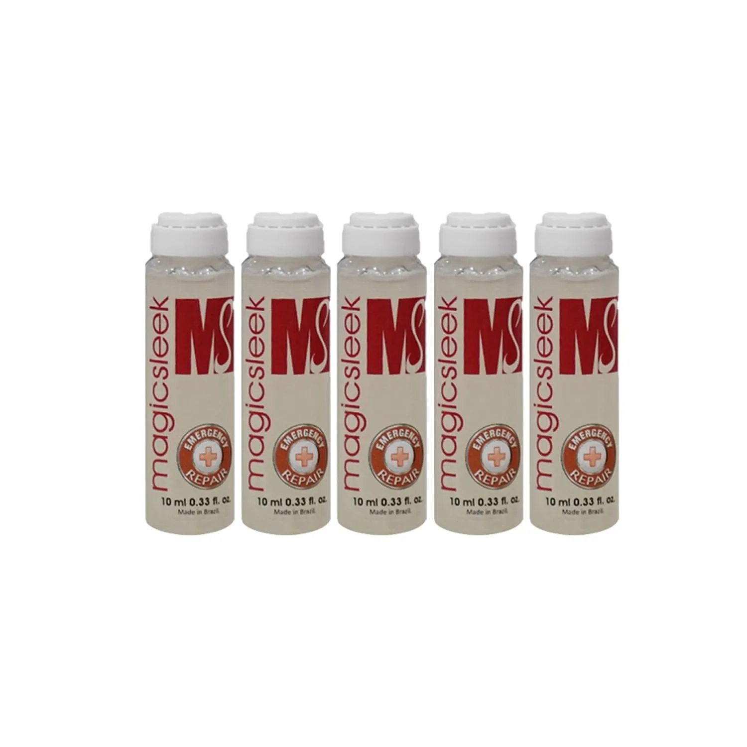 MagicSleek Emergency Repair Kit | 5 Pack | Deep Conditioning Treatment | Mineral Oil | For All Hair Types