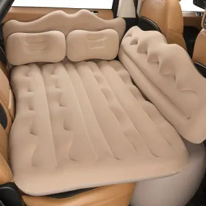 Malaki Trends Car Back Seat Inflatable Mattress – Travel Air Bed with Pump & Pillows for SUV & Camping