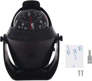 Marine Compass LED Light Navigation Pivoting Electronic Automotive Compasses for Boat Car Truck