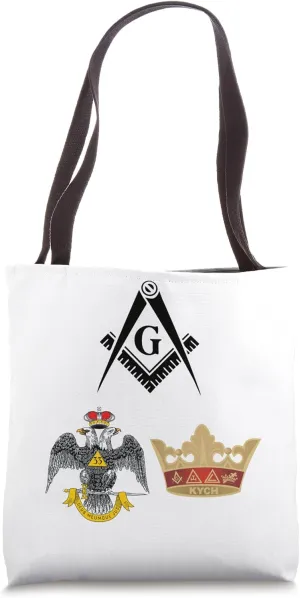 Mason 33rd Degree KYCH Masonic Scottish York Rite Knights WD Tote Bag