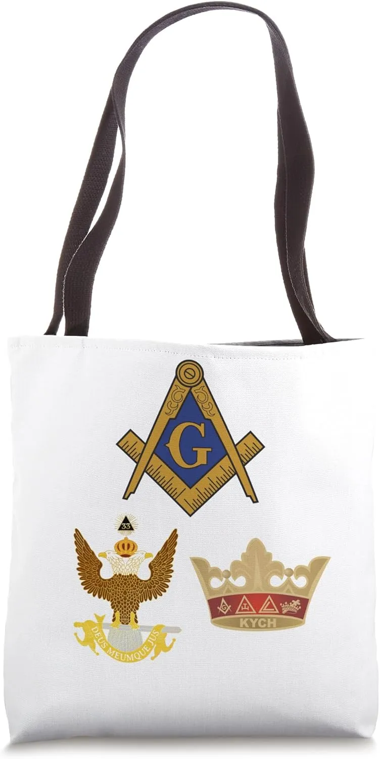Mason 33rd KYCH Masonic Scottish York Rite Knights AASR WU Tote Bag
