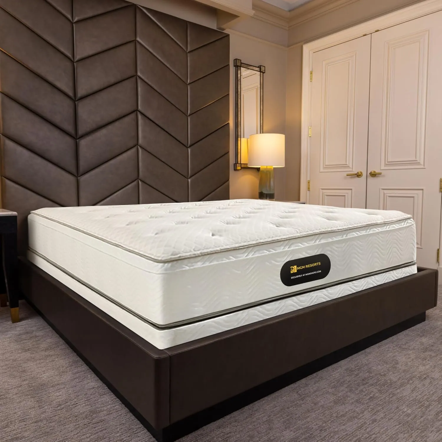 Mattress 14 Inch - Euro Top - Cool Gel Memory Foam - Encased Coils for Spine Support - Luxury Hotel Mattress Only - King