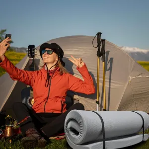 Memory Foam Camping Mattress 75"x38"x4" Perfect for Outdoor Activities, RVs, Guest Rooms, and Dorms; Foldable, Portable, with Water Resistant Zipper Cover, CertiPUR US Certified