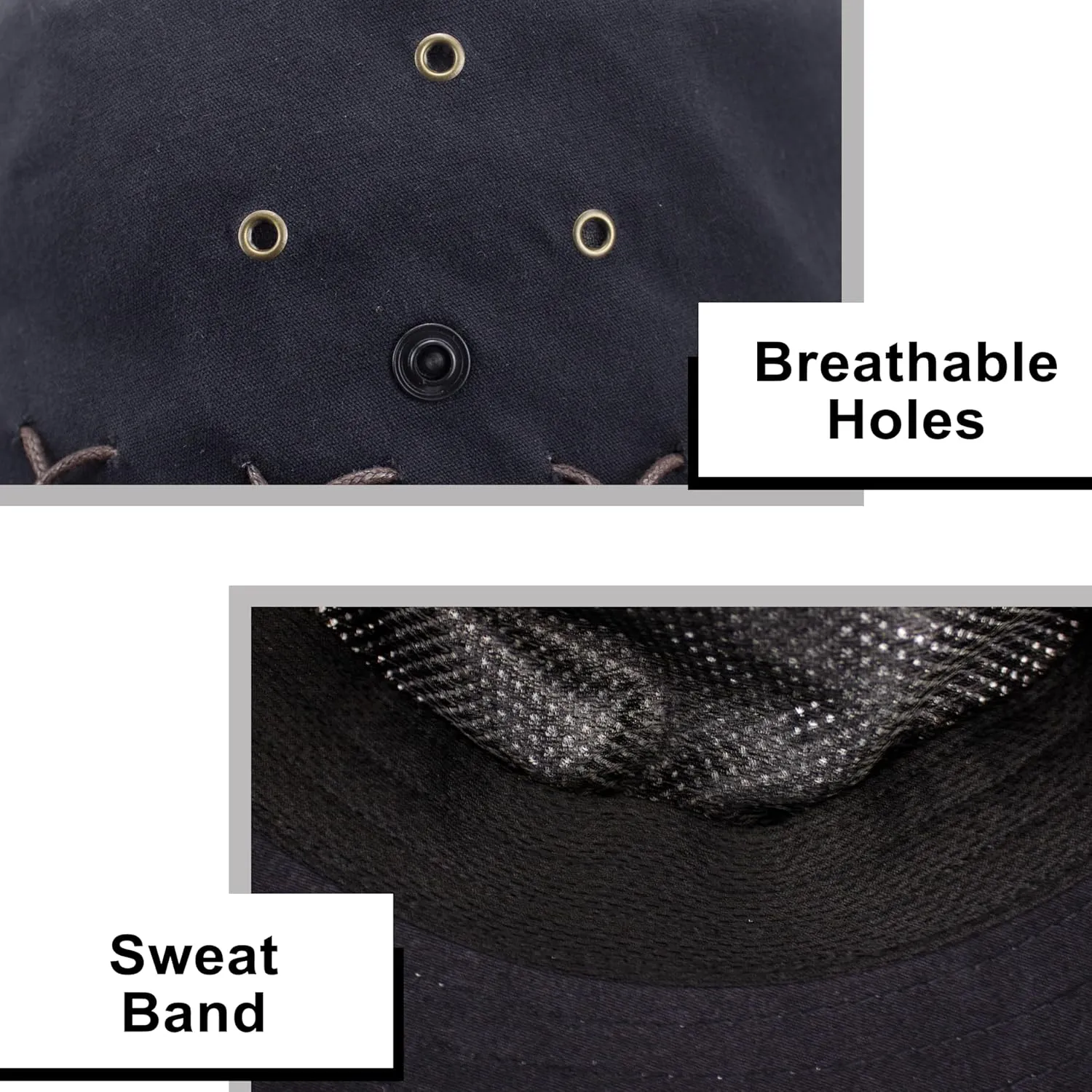 Men Sun Hat Summer UV Protection Wide Brim Bucket Hats Packable Boonie Cap for Fishing Hiking Gardening Safari Beach