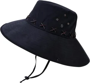 Men Sun Hat Summer UV Protection Wide Brim Bucket Hats Packable Boonie Cap for Fishing Hiking Gardening Safari Beach