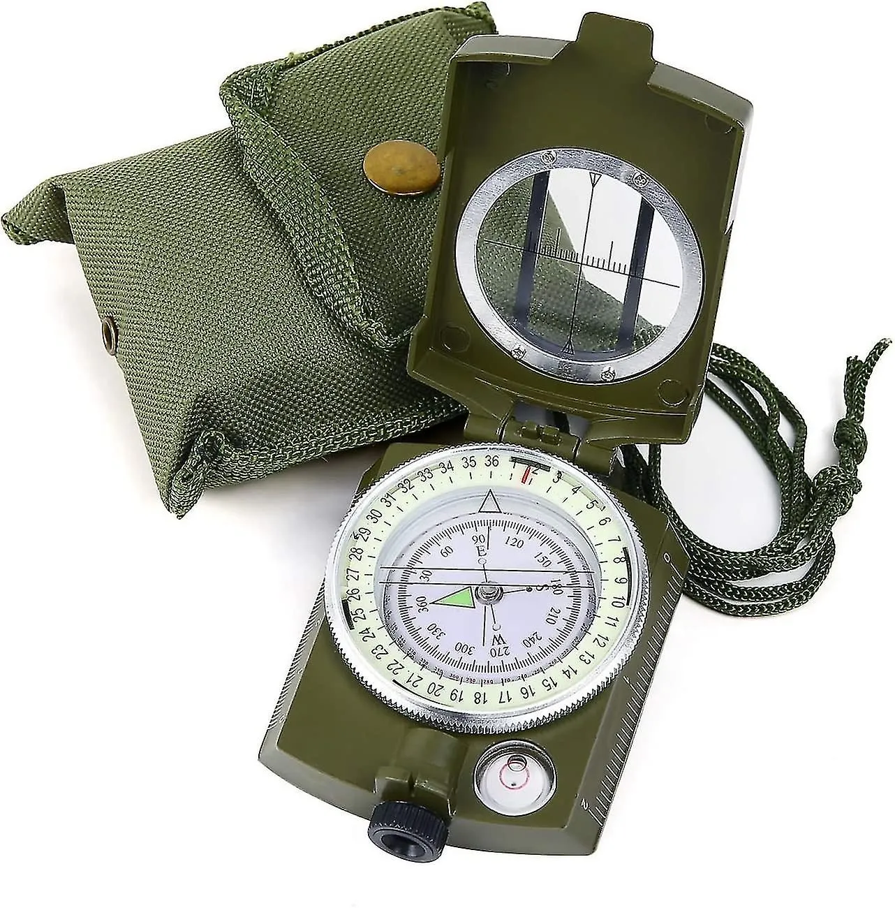 Military Compass Hiking With Carrying Bag Professional